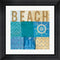 Michael Mullan Beachscape Collage IV Contemporary Stepped Solid Black with Satin Finish R899176-AEAEAGME8E