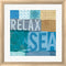 Michael Mullan Beachscape Collage III White Washed Rounded Oatmeal Faux Wood R899179-AEAEAGJEMY