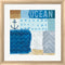 Michael Mullan Beachscape Collage II White Washed Rounded Oatmeal Faux Wood R899181-AEAEAGJEMY