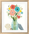 Michael Mullan Seaside Bouquet II Mason Jar White Washed Rounded Oatmeal Faux Wood R899193-AEAEAGJEMY