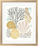 Michael Mullan Under Sea Treasures V Gold Neutral White Washed Rounded Oatmeal Faux Wood R899202-AEAEAGJEMY