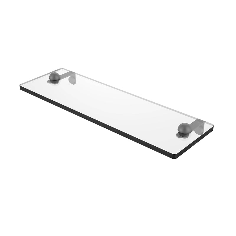 Allied Brass 16 Inch Glass Vanity Shelf with Beveled Edges RC-1-16-GYM