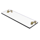 Allied Brass 16 Inch Glass Vanity Shelf with Beveled Edges RC-1-16-UNL