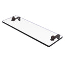 Allied Brass 16 Inch Glass Vanity Shelf with Beveled Edges RC-1-16-VB