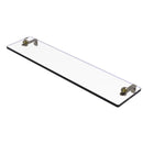 Allied Brass 22 Inch Glass Vanity Shelf with Beveled Edges RC-1-22-ABR