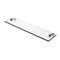 Allied Brass 22 Inch Glass Vanity Shelf with Beveled Edges RC-1-22-GYM