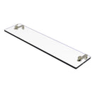 Allied Brass 22 Inch Glass Vanity Shelf with Beveled Edges RC-1-22-PNI