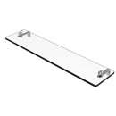 Allied Brass 22 Inch Glass Vanity Shelf with Beveled Edges RC-1-22-SN