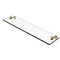 Allied Brass 22 Inch Glass Vanity Shelf with Beveled Edges RC-1-22-UNL