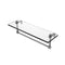 Allied Brass 16 Inch Glass Vanity Shelf with Integrated Towel Bar RC-1-16TB-GYM