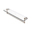 Allied Brass 22 Inch Glass Vanity Shelf with Integrated Towel Bar RC-1-22TB-PEW