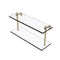 Allied Brass 16 Inch Two Tiered Glass Shelf RC-2-16-SBR