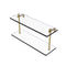 Allied Brass 16 Inch Two Tiered Glass Shelf RC-2-16-UNL