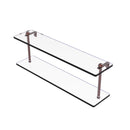 Allied Brass 22 Inch Two Tiered Glass Shelf RC-2-22-CA