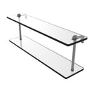 Allied Brass 22 Inch Two Tiered Glass Shelf RC-2-22-GYM