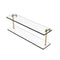 Allied Brass 22 Inch Two Tiered Glass Shelf RC-2-22-UNL