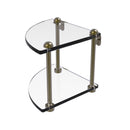 Allied Brass Two Tier Corner Glass Shelf RC-3-ABR