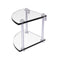 Allied Brass Two Tier Corner Glass Shelf RC-3-SCH