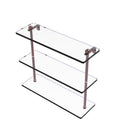 Allied Brass 16 Inch Triple Tiered Glass Shelf RC-5-16-CA