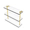 Allied Brass 16 Inch Triple Tiered Glass Shelf RC-5-16-PB