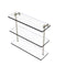 Allied Brass 16 Inch Triple Tiered Glass Shelf RC-5-16-PNI