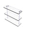 Allied Brass 16 Inch Triple Tiered Glass Shelf RC-5-16-SCH