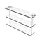 Allied Brass 22 Inch Triple Tiered Glass Shelf RC-5-22-PC