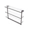 Allied Brass 22 Inch Triple Tiered Glass Shelf with Integrated Towel Bar RC-5-22TB-ABZ