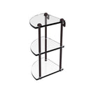 Allied Brass Three Tier Corner Glass Shelf RC-6-ABZ