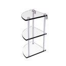 Allied Brass Three Tier Corner Glass Shelf RC-6-PC