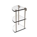 Allied Brass Three Tier Corner Glass Shelf RC-6-PEW