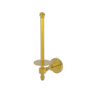 Allied Brass Retro Dot Collection Upright Toilet Tissue Holder RD-24U-PB