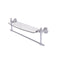 Allied Brass Retro Dot Collection 18 Inch Glass Vanity Shelf with Integrated Towel Bar RD-33TB-18-SCH