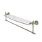 Allied Brass Retro Dot Collection 24 Inch Glass Vanity Shelf with Integrated Towel Bar RD-33TB-24-PNI