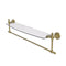 Allied Brass Retro Dot Collection 24 Inch Glass Vanity Shelf with Integrated Towel Bar RD-33TB-24-SBR