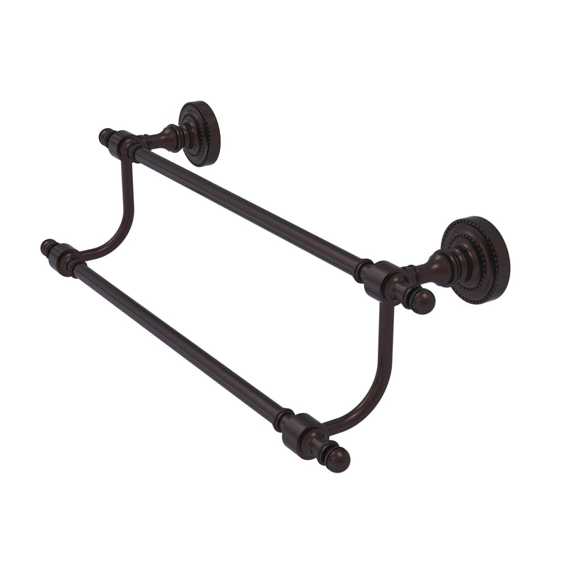 Allied Brass Retro Dot Collection 24 Inch Double Towel Bar RD-72-24-ABZ