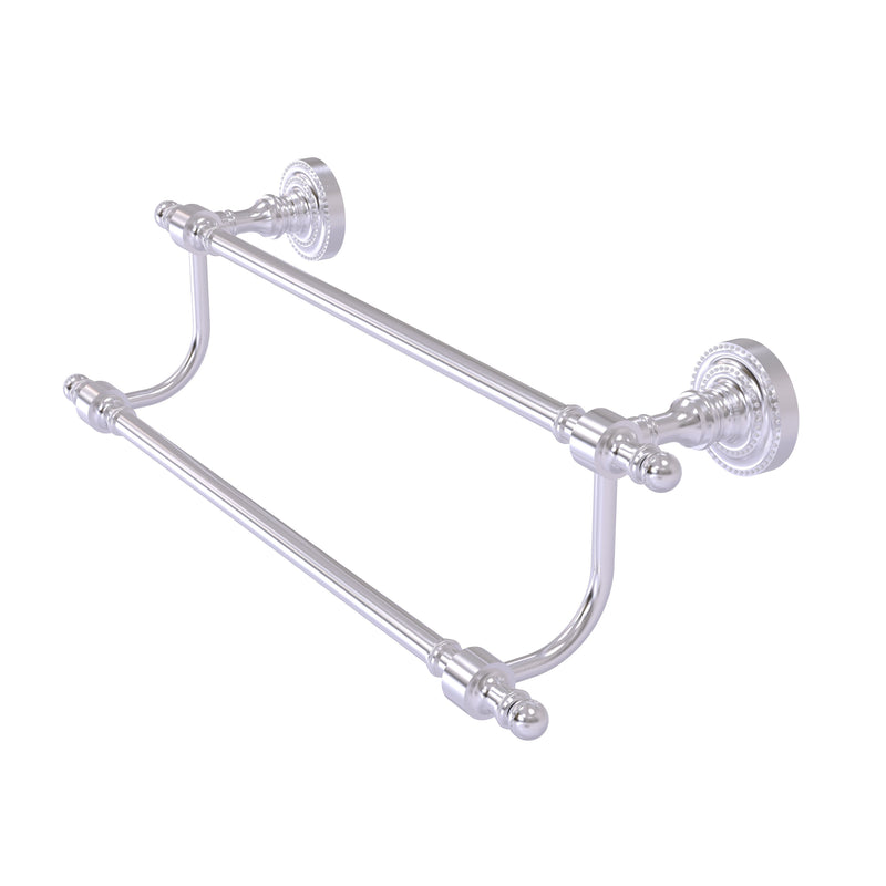 Allied Brass Retro Dot Collection 30 Inch Double Towel Bar RD-72-30-SCH