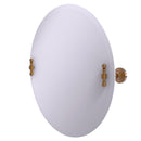 Allied Brass Frameless Round Tilt Mirror with Beveled Edge RD-90-BBR