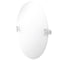 Allied Brass Frameless Oval Tilt Mirror with Beveled Edge RD-91-WHM