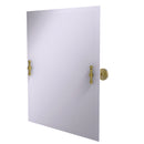 Allied Brass Frameless Rectangular Tilt Mirror with Beveled Edge RD-92-UNL