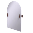 Allied Brass Frameless Arched Top Tilt Mirror with Beveled Edge RD-94-CA