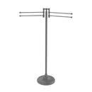 Allied Brass Towel Stand with 4 Pivoting Swing Arms RDM-8-GYM