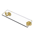 Allied Brass Remi Collection 16 Inch Glass Vanity Shelf with Beveled Edges RM-1-16-PB