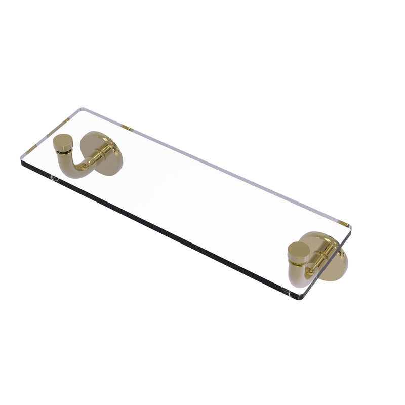 Allied Brass Remi Collection 16 Inch Glass Vanity Shelf with Beveled Edges RM-1-16-UNL