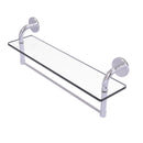 Allied Brass Remi Collection 22 Inch Glass Vanity Shelf with Integrated Towel Bar RM-1-22TB-SCH