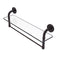 Allied Brass Remi Collection 22 Inch Glass Vanity Shelf with Integrated Towel Bar RM-1-22TB-VB