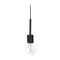 Dainolite 1 Light Pendant Matte Black RSW-41P-MB