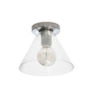 Dainolite 1 Light Flush Mount Sc W/ Clear Glass RSW-91FH-SC-CLR