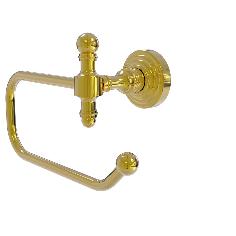 Allied Brass Retro Wave Collection European Style Toilet Tissue Holder RW-24E-PB