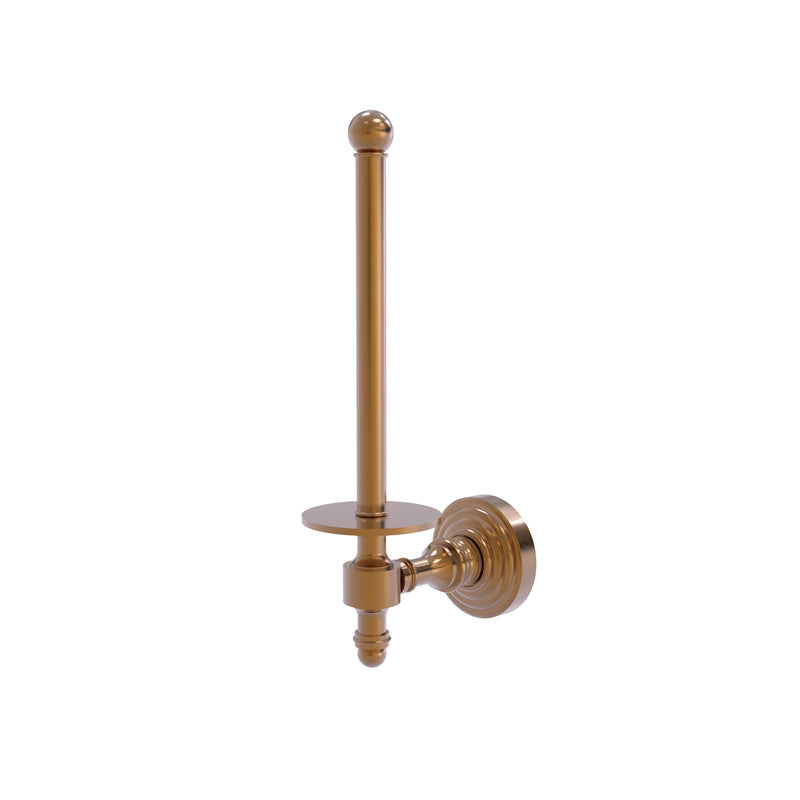 Allied Brass Retro Wave Collection Upright Toilet Tissue Holder RW-24U-BBR